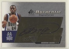 2004-05 SP Signature Edition Authentic Signatures Desmond Mason #AS-DM Auto n3t