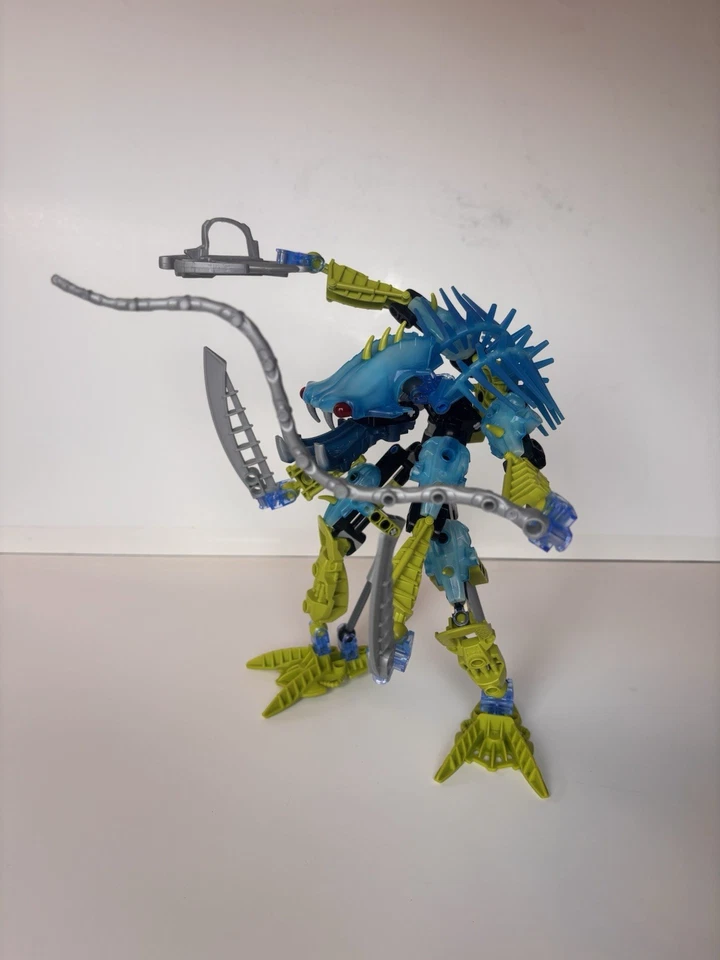 LEGO BIONICLE WARRIORS NOCHETURN 8935 99% COMPLETO FALTA CALAMAR, CAJA, INSTRUCCIONES Foto 2 de 4