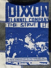 Dixxon men’s LT “The Strut LT” Plaid Flannel Button-Up Black White Blue D-Tech