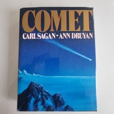 Comet ~ Carl Sagan & Ann Druyan  ~ 1985 ~ HB / DJ /  BCA 1st Edition