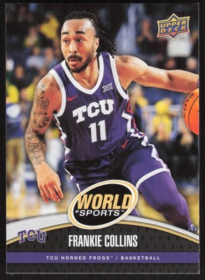 2025 Upper Deck World of Sports Frankie Collins Card #201 - TCU