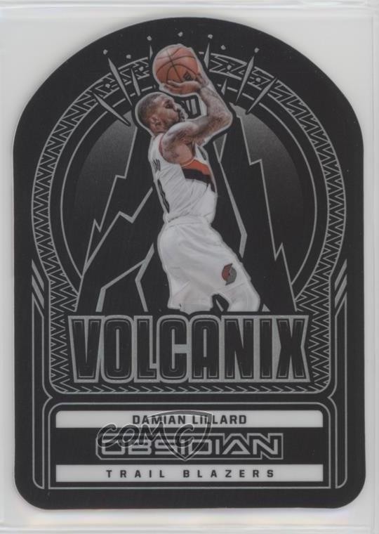 2021-22 Panini Obsidian Volcanix Damian Lillard #16 0r2f