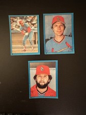 1982 Topps Stickers Bruce Sutter Bob Forsch Sixto Lezcano St. Louis Cardinals