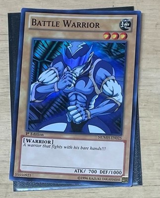 Yugioh 2013 Battle Warrior SR 1st Ed. NUMH-EN025 Near Mint