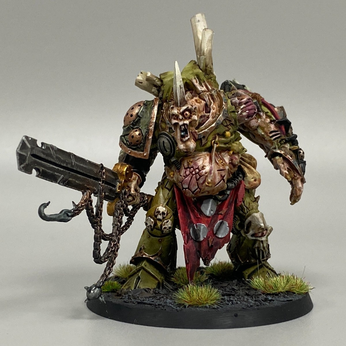 Warhammer Age Of Sigmar: Principe Demone Di Nurgle - Miniatura Dipinta A Mano Esercito Chaos