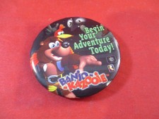 Banjo-Kazooie Nintendo 64 N64 Rare Promo Pin Button Pinback