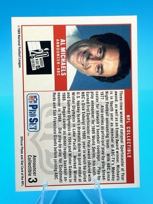 1989 Pro Set - John Saunders, #8 - Announcer Collectible - ESPN