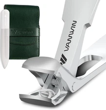 Toenail Clippers for Seniors Thick Toenails, Angled Head Large Toe Nail Clippers