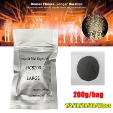 1-40pcs Cold Spark Machine Ti Powder 200g Bag 2-5M Range Stage Effect Outdoor