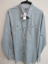 New Orvis Tech Multicolor Check Long Sleeve Button-Up Vented Fishing Shirt XL