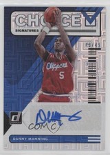 2020-21 Panini Donruss Choice Signatures 40/49 Danny Manning #CS-DMG Auto 17hw