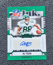 2024 Panini Contenders Football Al Toon NFL Ink Autograph # /99 New York Jets