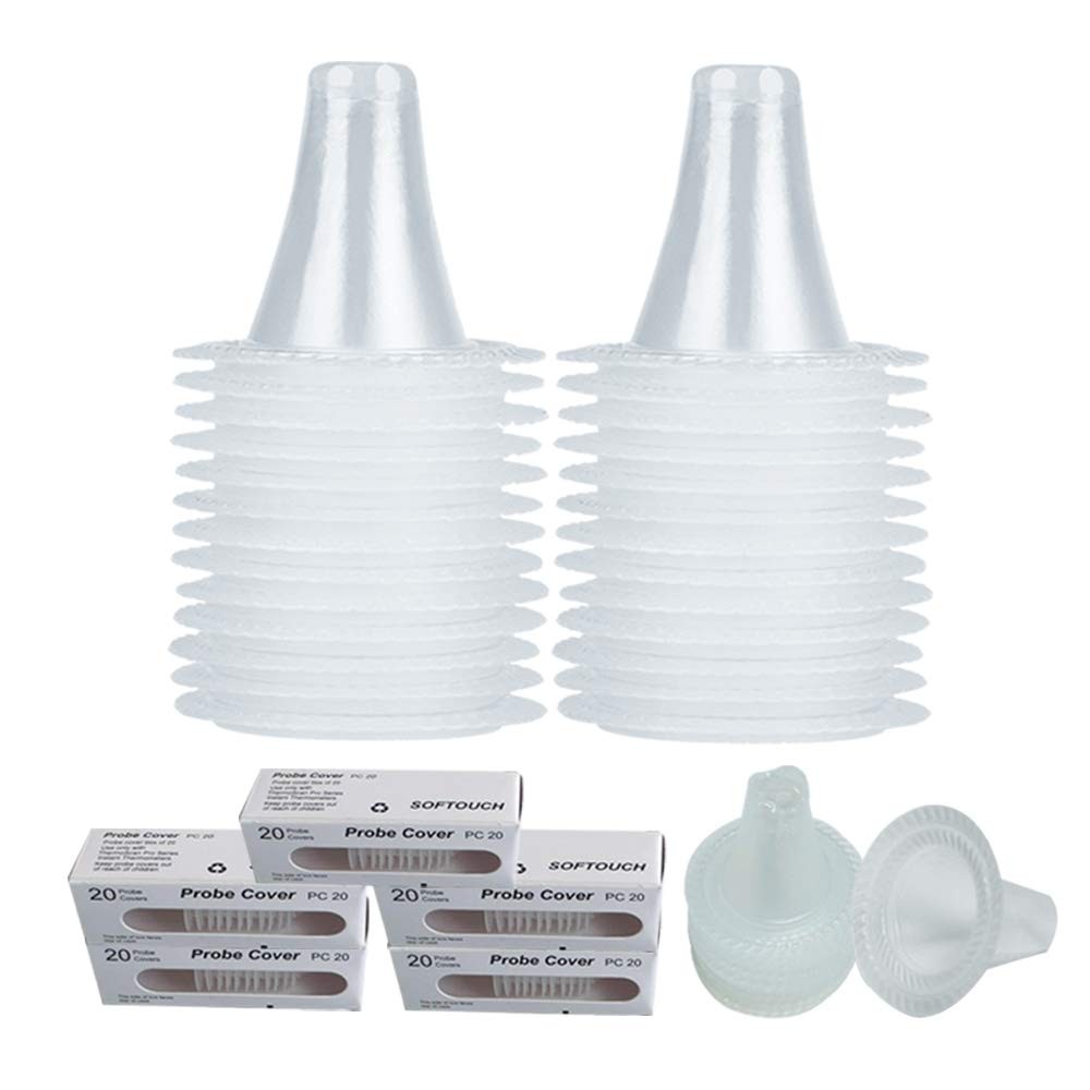 100Pcs Ear Thermometer Probe Covers, Refill Caps Pack of 100 PCS