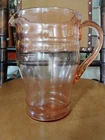 1940 Anchor Hocking Milk Pitcher Pink Glass