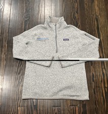 Patagonia 1/4 Zip Better Sweater Fleece Women  s Large Heather Gray Polyester