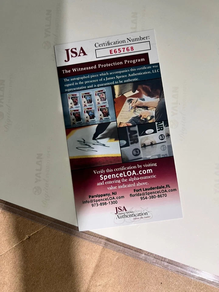 Foto autografiada firmada por Dwayne The Rock Johnson de la WWE WWF de JSA Foto 3 de 3