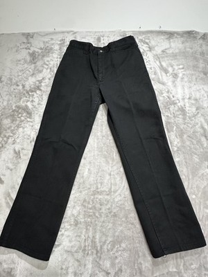 Lee Denim Jeans Men's Size 31x30 Black Mid Rise (Waist = 28'' Actual) Nice Fade
