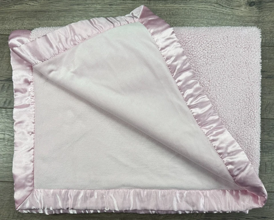 Manta Sherpa Child Mine Carter's Baby Thank Heaven Girls Pink Bunny Butterfly Foto 4 de 4