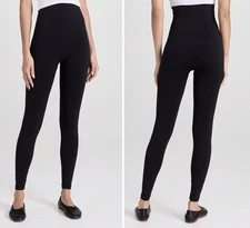 ASSETS by SPANX Black Wide Waistband High Waist Leggings #20133p Womens Plus 3X