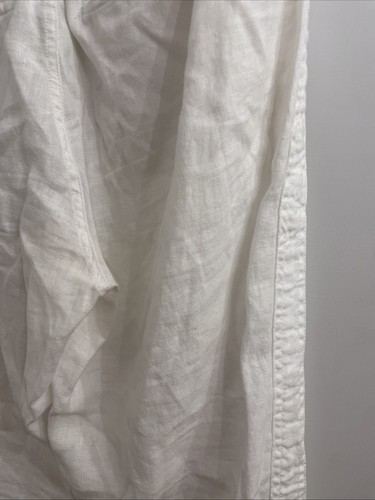 Athleta Cabo Linen Jogger Calla Lily White Pockets Adjustable Waist Sz 10Tall - Bild 11 von 13