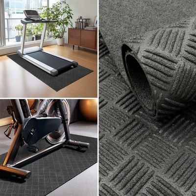 Heimtrainer Fußmatte Fitnessstudio Rudergerät Laufband Turbo Trainer Schutz