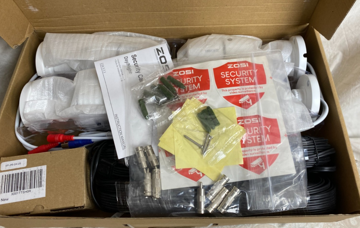 ZOSI 4Pack 2MP Home Security Camera D/N ZG2618A H119 | eBay