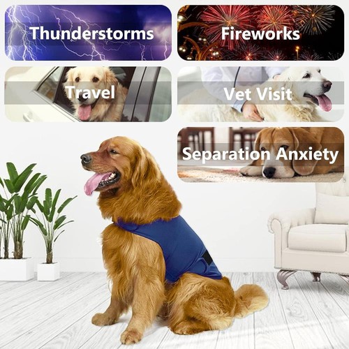 Skin-Friendly Dog Calming Vest ,Dog Anti-anxiety Jacket - Dog Shirt from Thunder - Picture 15 of 20