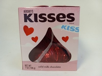HERSHEY'S KISSES Solid Milk Chocolate Candy Gift Box, 7 Oz 2-pack