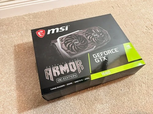 msi GeForce GTX 1660 GPU Grafikkarte 6 GB RAM
