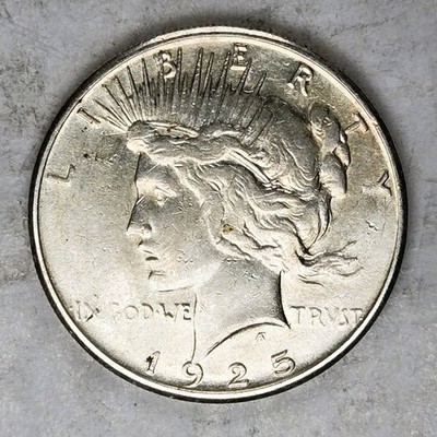 1925-S Peace Silver Dollar - SEMI-KEY DATE - Fine to XF - FREE SHIPPING!