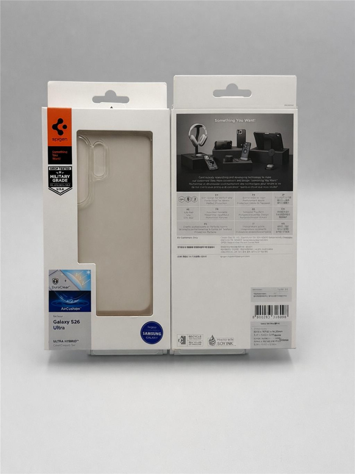 Spigen Ultra Hybrid Case for Samsung Galaxy S26 Ultra 6.9"" Crystal Clear