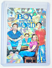 Boy Meets World Limited Edition Artist Signed Sitcom Classic Refractor Card 1/1