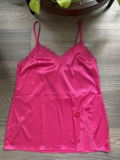 50 Victoria s Secret Tease Satin Lace-Trim Mini Slip Dress Large NWOT
