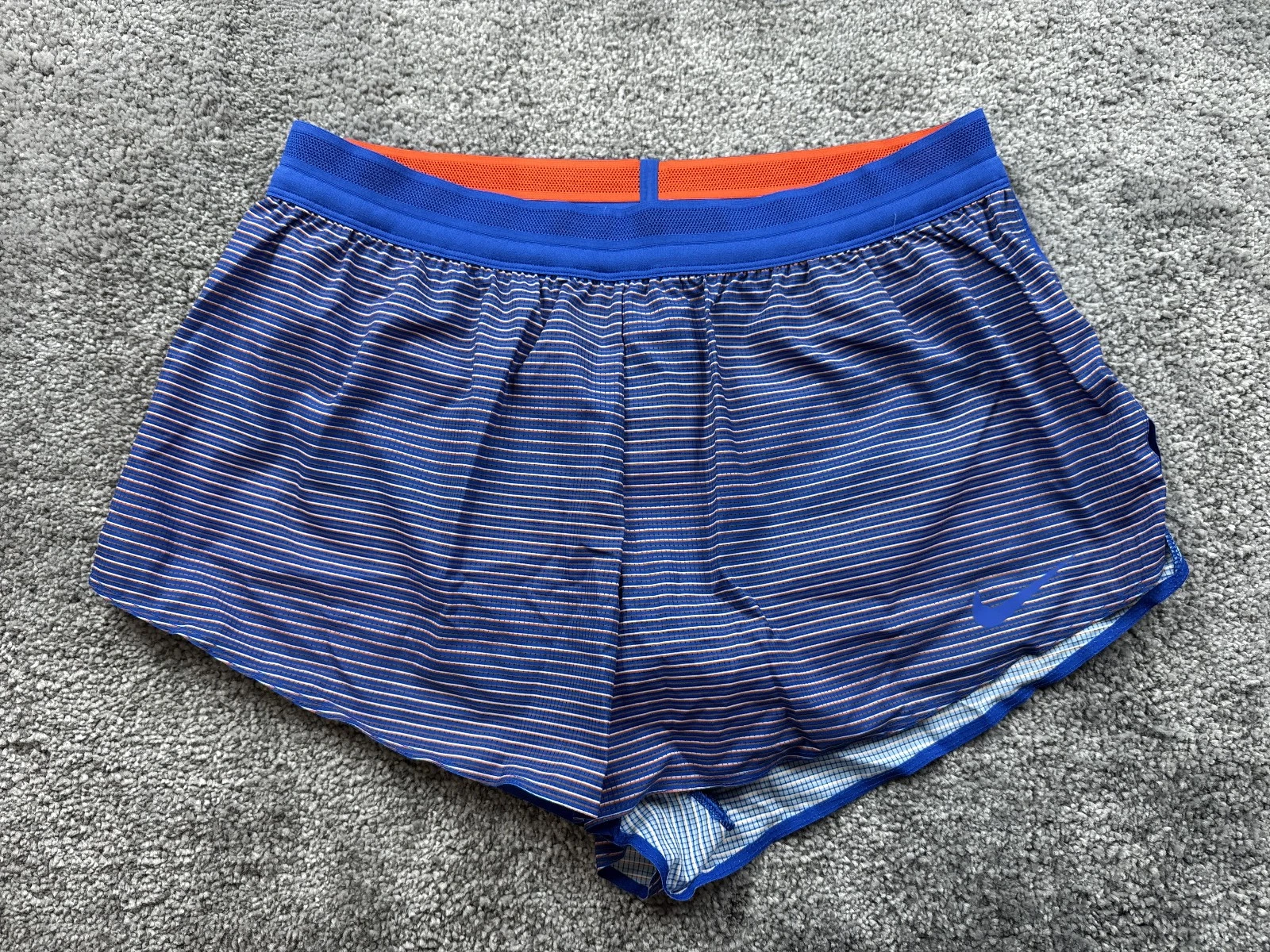 Nike Pro Elite Shorts Size XL 2” Brief Lined Track Made in USA DA2940-490 Blue