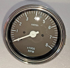 Smiths Universal Black 85mm Electric Tachometer 0-8000 Rpm