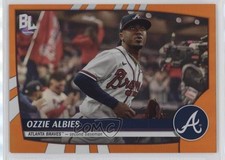 2023 Big League Uncommon Rainbow Foil Retail Electric Orange Ozzie Albies 0w8