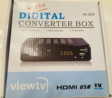 View TV Digital Converter Recorder Box AT-263