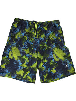 Spyder BOYS Youth Swim Shorts (MOJITO BLUE GREEN Size 26 Summer Beach Vacation
