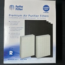 Fette Filter Premium Air Purifier Filters 6 Pack HEPA HRF-R2 HPA200 New