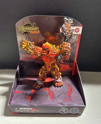 Schleich Eldrador Creatures 42447 Lava Golem & Axe Fantasy Mythic NEW Unpunched