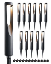 EDISHINE Low Voltage Landscape Light 3000K Warm White LED Landscape Lights 12 Pc