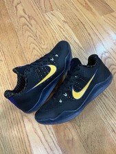 Nike Mens Kobe 11 XI- Carpe Diem Black Gold Size 11.5 US Nike Kobe 11 XI Black Purple Gold “Carpe Diem” Mens Size 11  main image 4