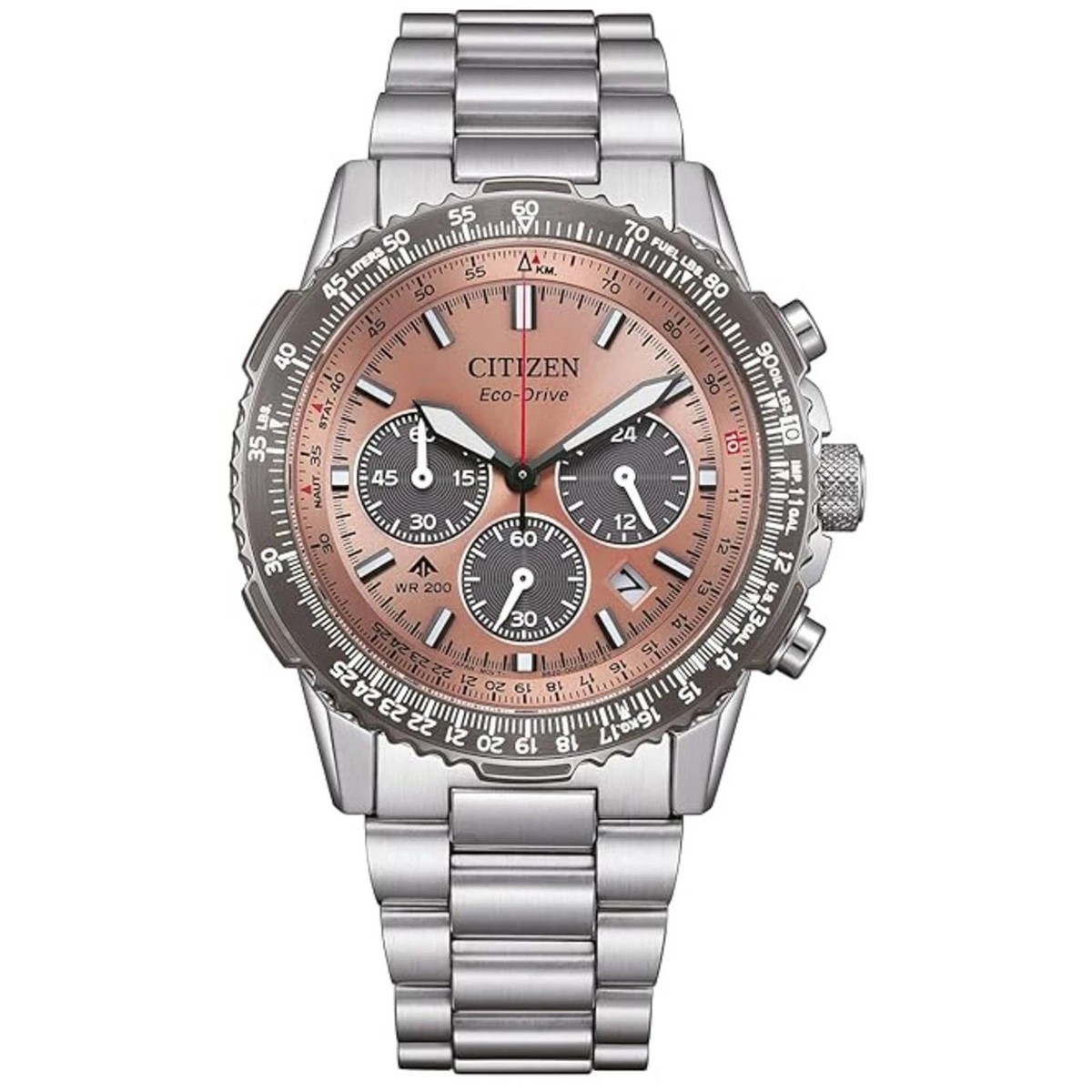 Citizen Men's Watch Promaster Sky Chronograph Bronze Dial Bracelet