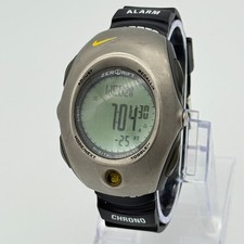 Orologio sportivo vintage uomo NIKE Zero Drift bussola digitale argento ovale titanio
