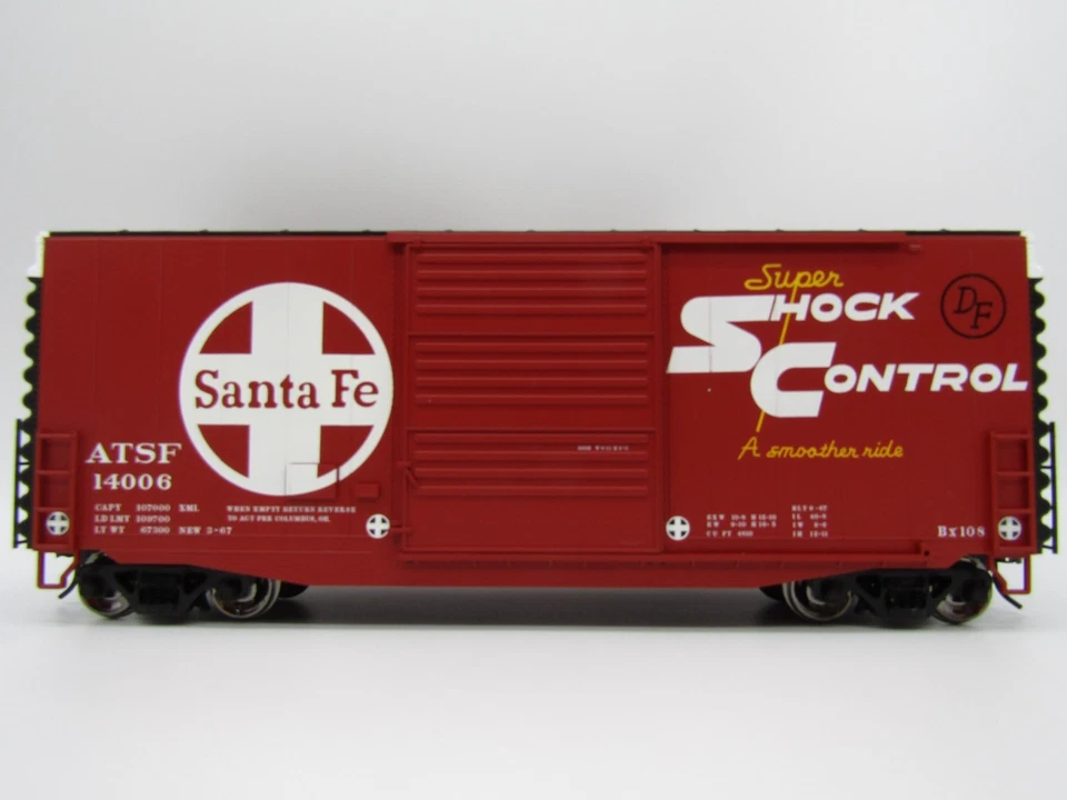 Atlas O Trainman® 40' Hycube Box Car - ATSF 14006 2-Rail - Image 2 of 2