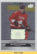 2023 Upper Deck Team Canada Juniors Patterned Foilboard Brennan Othmann READ f6d