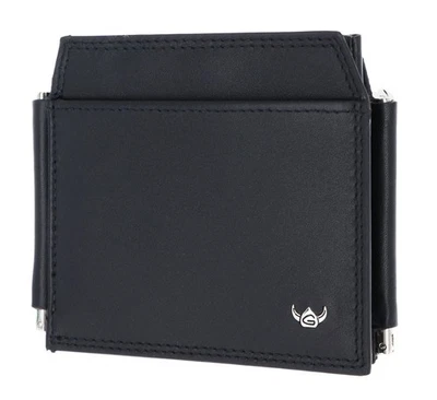 Golden Head Polo RFID Protect Clip-Scheintasche 1923 Geldklammer Schwarz Neu - Bild 1 von 4