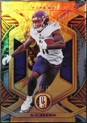 2021 Panini Gold Standard #96 A.J. Brown Platinum /75 Football NM