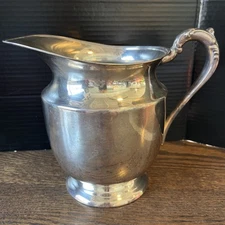 ROGERS Water POURING PITCHER # 1797 Silver plate