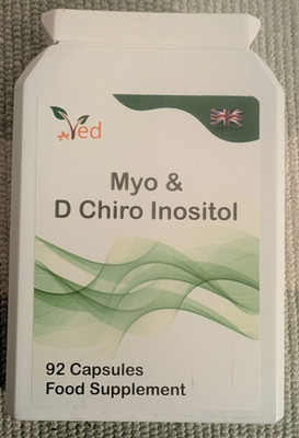 Ved Myo Inositol & D-Chiro Inositol for Women - 2000mg - 92 Capsules - 5/2027
